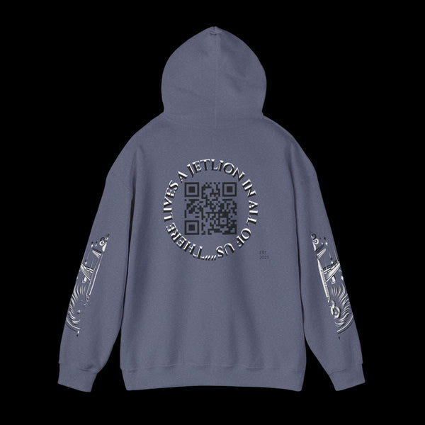 Manifest by JetLion Streak Hoodie:  Unisex Luxury Streetwear Hoodies x Gift for Him x JetLion Signature Drop