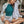 Palm Leaf Print Ruched Two Pieces Rash Guard Sets