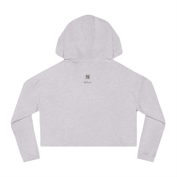 Adversity by JetLion – LetMeBe University Cropped Hoodie | Cropped Hooded Sweatshirt with Lion Design, Stylish Sweatshirt for College, Gift for Her, Casual Outfit, Trendy Top