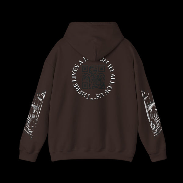 Manifest by JetLion Streak Hoodie:  Unisex Luxury Streetwear Hoodies x Gift for Him x JetLion Signature Drop