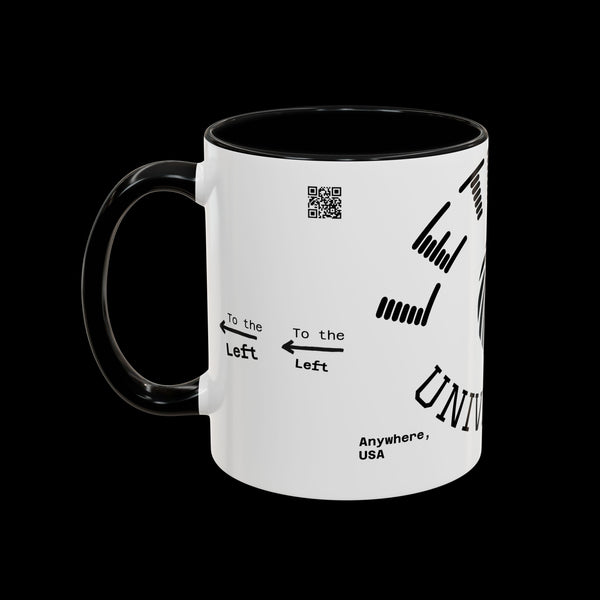 Adversity by JetLion presents Letmebe University Mug: Funny Minimalist Coffee Cup x Gift for the Unbothered x JetLion Mindset Drop