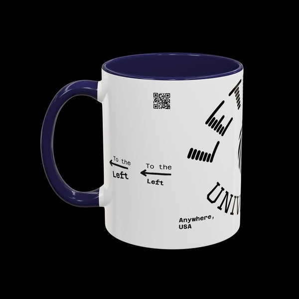 Adversity by JetLion presents Letmebe University Mug: Funny Minimalist Coffee Cup x Gift for the Unbothered x JetLion Mindset Drop