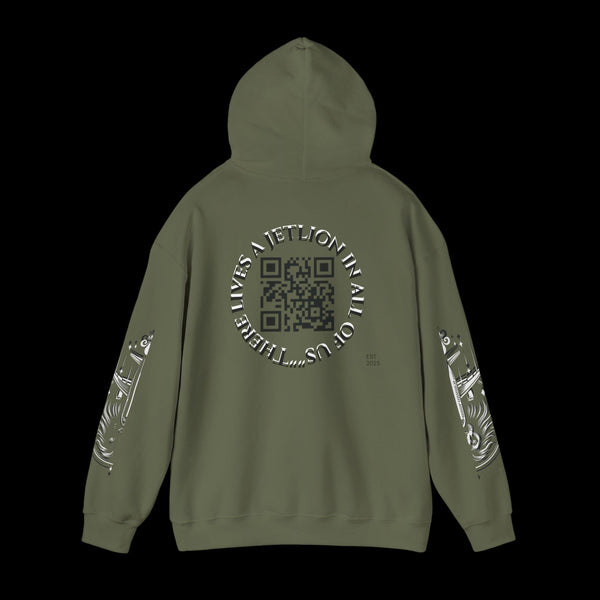 Manifest by JetLion Streak Hoodie:  Unisex Luxury Streetwear Hoodies x Gift for Him x JetLion Signature Drop