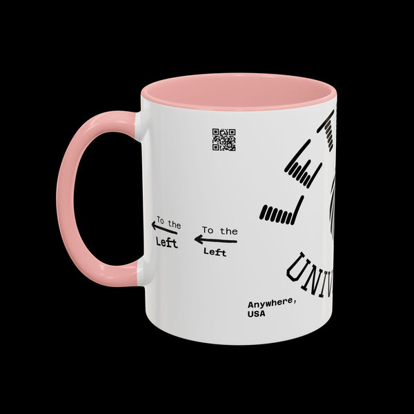 Adversity by JetLion presents Letmebe University Mug: Funny Minimalist Coffee Cup x Gift for the Unbothered x JetLion Mindset Drop