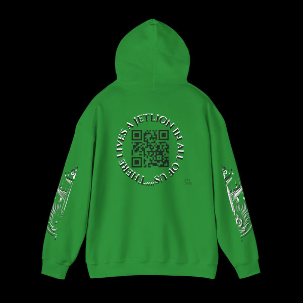 Manifest by JetLion Streak Hoodie:  Unisex Luxury Streetwear Hoodies x Gift for Him x JetLion Signature Drop