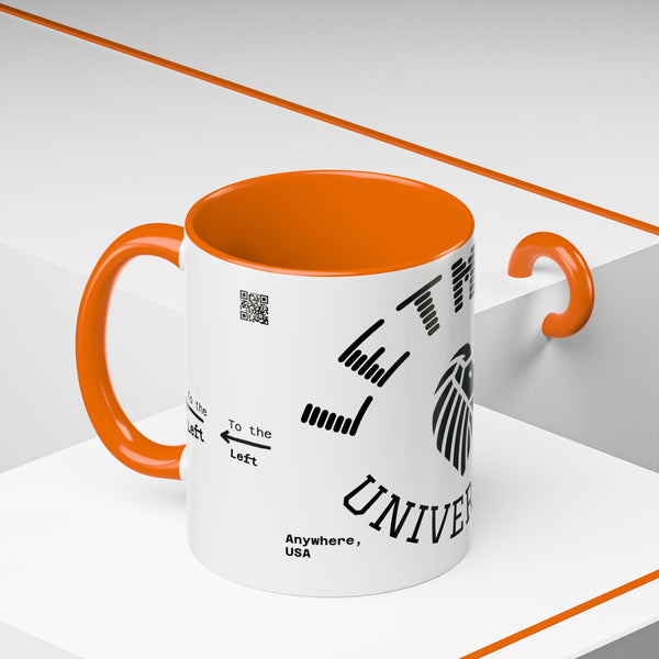 Adversity by JetLion presents Letmebe University Mug: Funny Minimalist Coffee Cup x Gift for the Unbothered x JetLion Mindset Drop