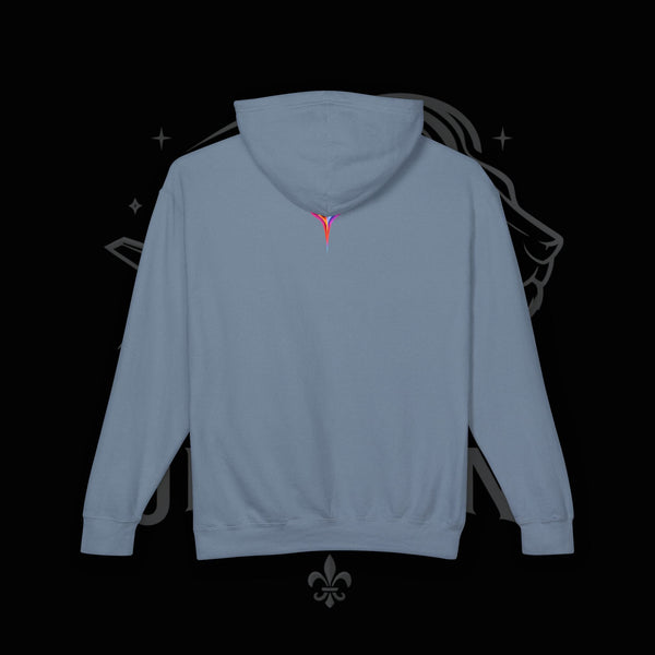 JetLion Present StarBurst Signature Lightweight Hoodie V1 — "JetLion" Cosmic Infused Graphic Sweatshirt