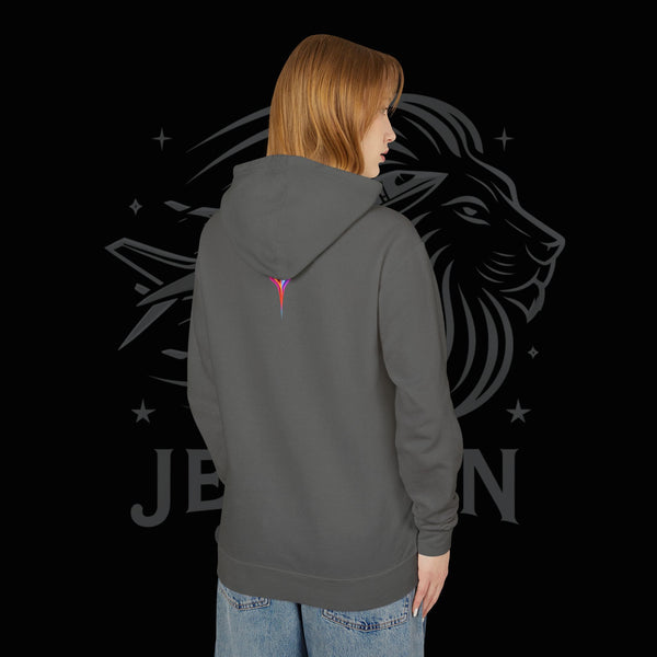 JetLion Present StarBurst Signature Lightweight Hoodie V1 — "JetLion" Cosmic Infused Graphic Sweatshirt