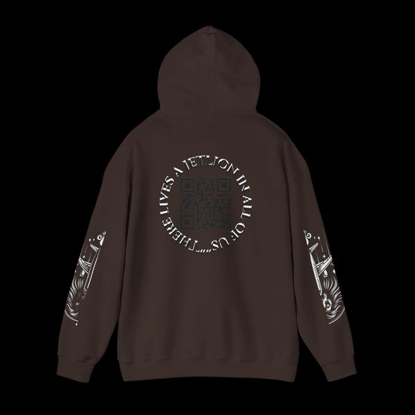 Manifest by JetLion Streak Hoodie:  Unisex Luxury Streetwear Hoodies x Gift for Him x JetLion Signature Drop