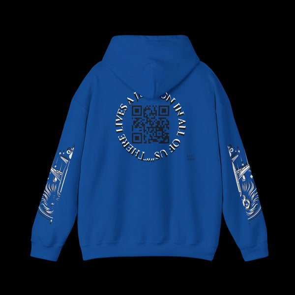 Manifest by JetLion Streak Hoodie:  Unisex Luxury Streetwear Hoodies x Gift for Him x JetLion Signature Drop