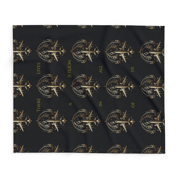 Flight Line Fleece: Premium Throw Blanket Gift x Cozy JetLion Home Drop (Copy)
