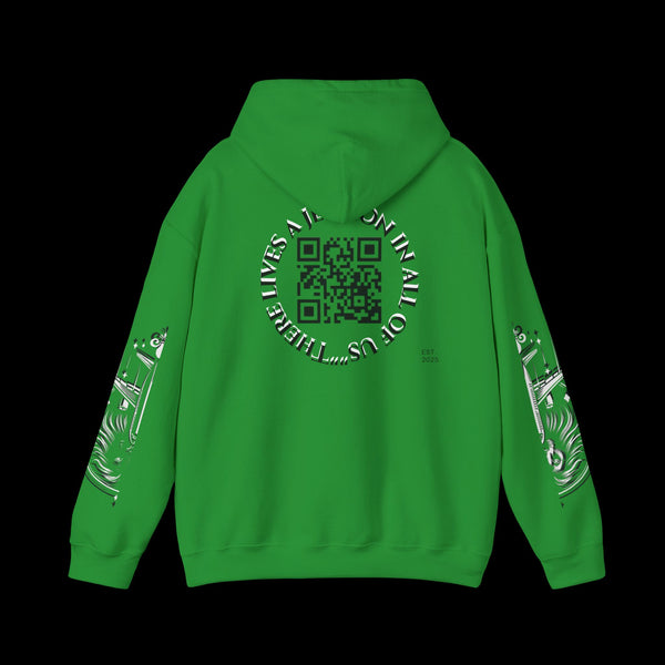 Manifest by JetLion Streak Hoodie:  Unisex Luxury Streetwear Hoodies x Gift for Him x JetLion Signature Drop